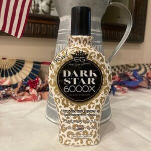 European Gold Dark Star 6000X Ultra-Dark Tanning Lotion with Triple Bronzer